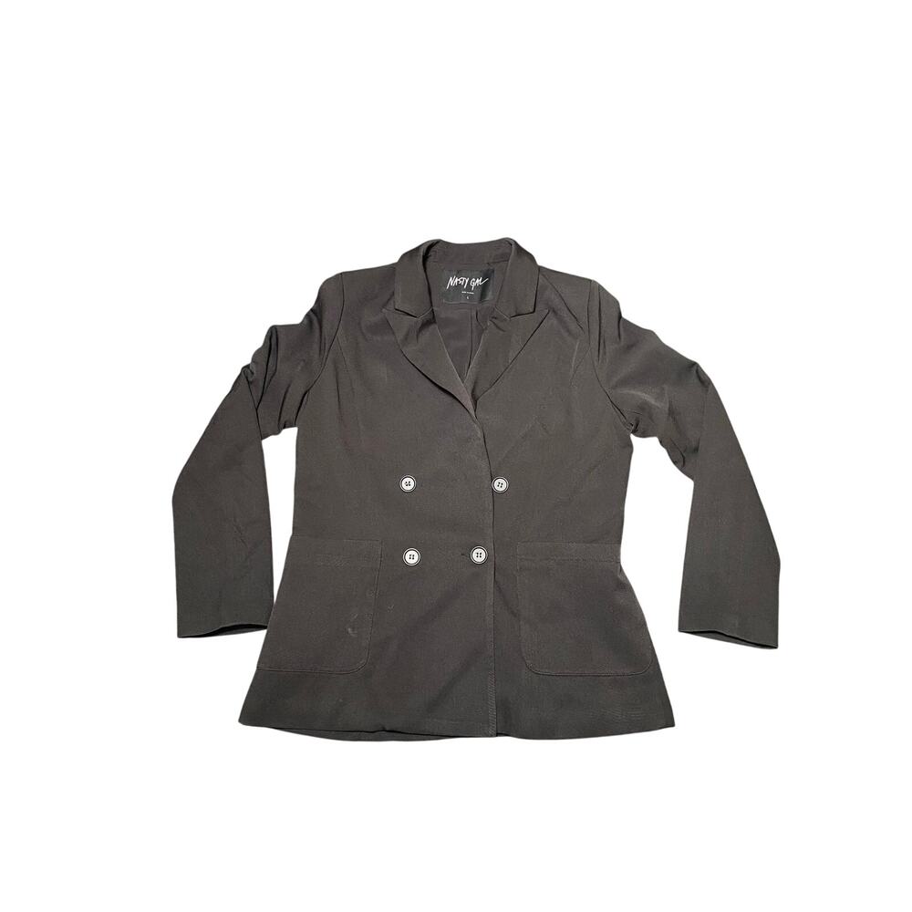 Nasty Gal Blazer 'Out of Hours' Black - Large